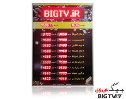 نمایشگر قیمت صرافی - مدل Ex1